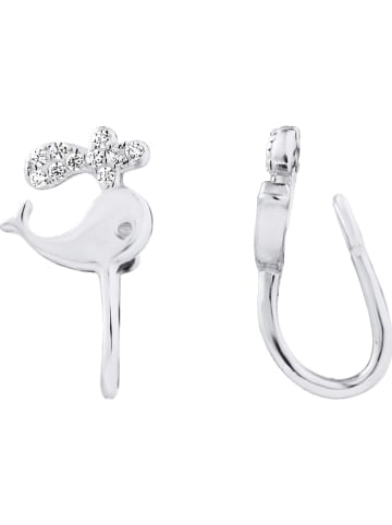 Wishlist Zilveren earcuffs "Baleine" met zirkonia's