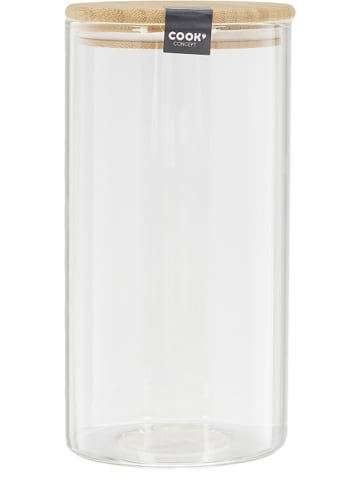 THE HOME DECO FACTORY Voorraaddoos transparant - 1,2 l