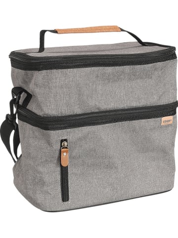COOK CONCEPT Torba w kolorze szarym na lunch - 26,7 x 27,9 x 17,8 cm