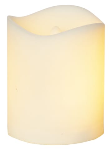 STAR Trading Ledkaars "Flame Candle" crème - (H)7 x Ø 5 cm