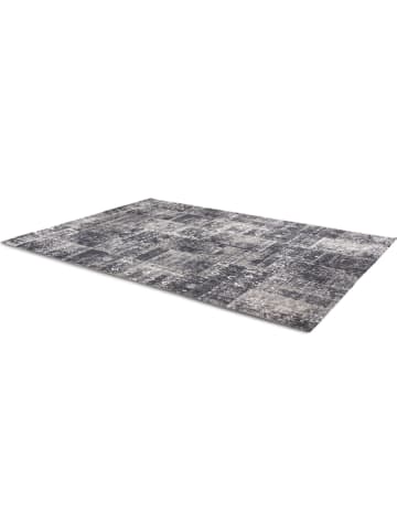 Lifa Living Laagpolig tapijt "Cool Patchwork" grijs