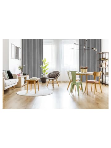 Lifa Living Ringgordijn "Luxe" zilvergrijs