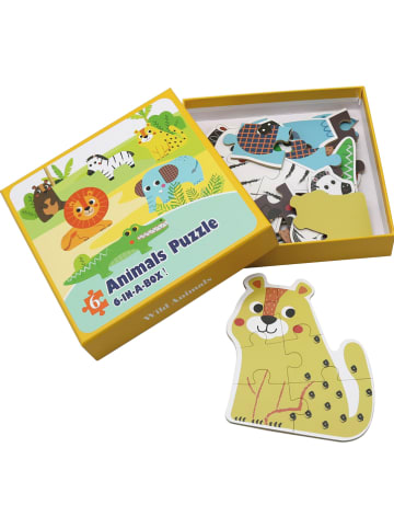 Andreu Toys Puzzelbox "Dieren in de de jungle" - vanaf 2 jaar