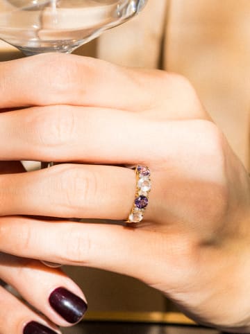 DIAMOND & CO Gold-Ring "Carat Color" mit Diamanten