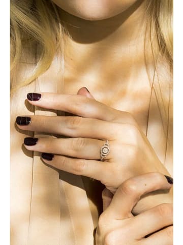 CARATELLI Weißgold-Ring "Infini" mit Diamanten