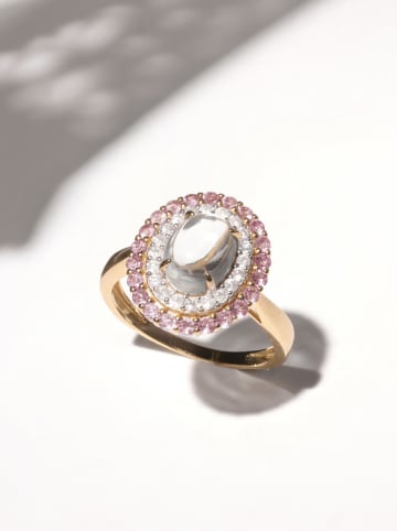 DIAMOND & CO Złoty pierścionek "Apayao" z diamentami