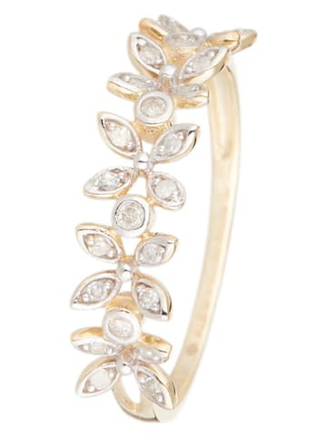DIAMOND & CO Gold-Ring "Quezon" mit Diamanten