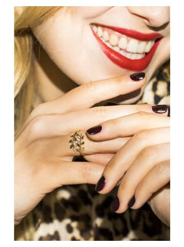 DIAMOND & CO Gold-Ring "Sanya" mit Diamanten