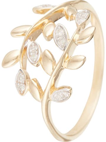 DIAMOND & CO Gold-Ring "Sanya" mit Diamanten