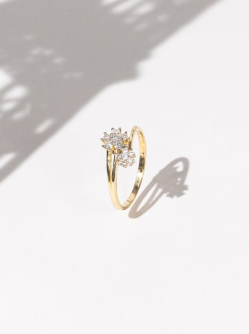 DIAMOND & CO Gouden ring "Semporna" met diamanten