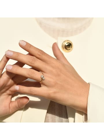 DIAMOND & CO Złoty pierścionek "Semporna" z diamentami