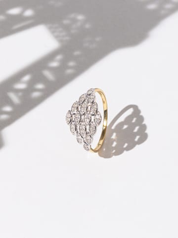 DIAMOND & CO Gouden ring "Kudat" met diamanten
