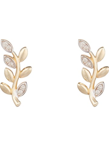 DIAMOND & CO Gold-Ohrstecker "Sanya" mit Diamanten