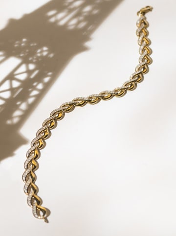 DIAMOND & CO Gold-Armkette mit Diamanten