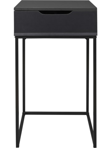 Rétro Chic Beistelltisch "Abbott" in Schwarz - (B)45 x (H)77 x (T)45 cm