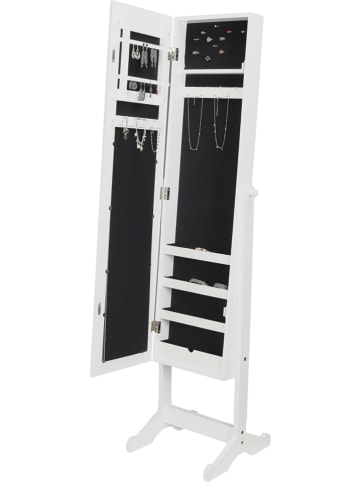 THE HOME DECO FACTORY Spiegel "Verone" in Weiß - (B)37,5 x (H)145 x (T)34 cm