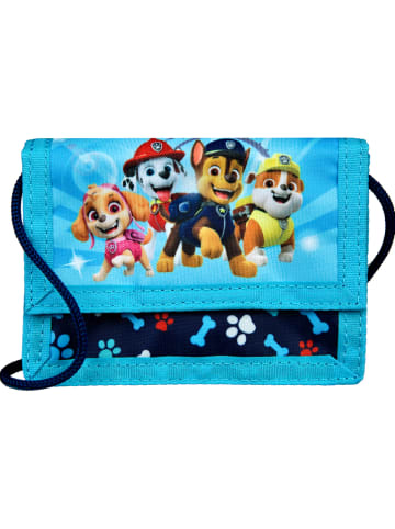 Paw Patrol Borstbuidel "Paw Patrol" turquoise/donkerblauw - (B)13 x (H)9 x (D)1 cm