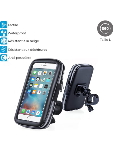 Evetane Smartphone-Fahrradhalterung in Schwarz