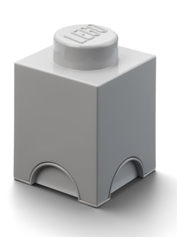 LEGO Opbergbox "Brick 1" grijs - (B)12,5 x (H)18 x (D)12,5 cm