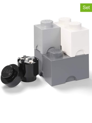 LEGO 4-częściowy zestaw kolorowych pojemników "Brick"