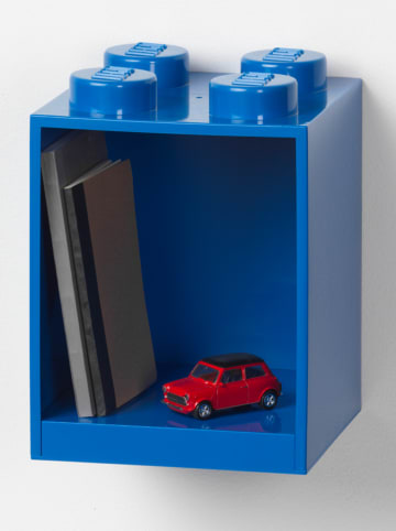 LEGO Wandregal "4 Knobs" in Blau - (B)15,9 x (H)47 x (T)16,1 cm