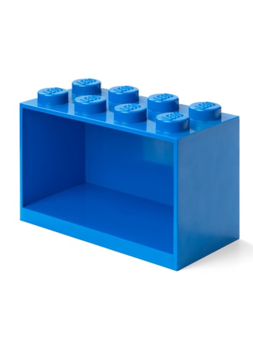 LEGO Wandregal "8 Knobs" in Blau - (B)31,8 x (H)21,3 x (T)16 cm