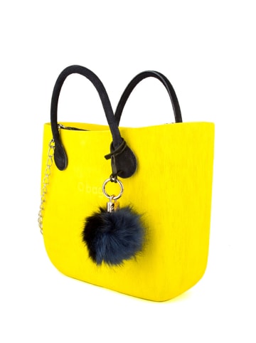O Bag Torebka "Standard" w kolorze żółto-czarnym - (S)39 x (W)31 x (G)14 cm