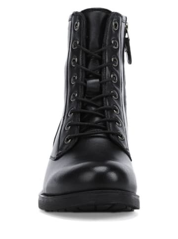 Geox Leder-Boots "Rawelle" in Schwarz