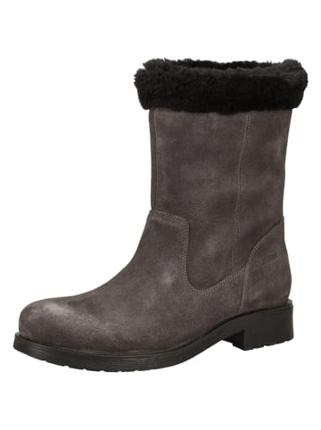 Geox Leder-Boots "Rawelle" in Anthrazit