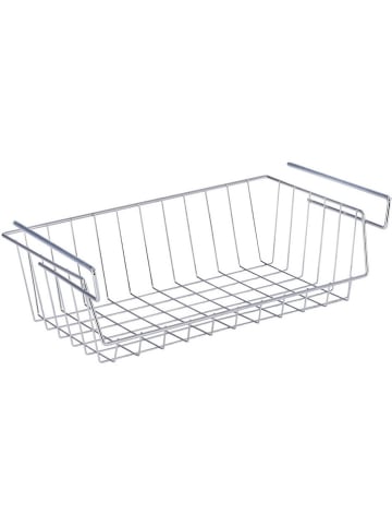 Wenko Regaleinhängekorb in Chrom - (B)44 x (H)15 x (T)27 cm