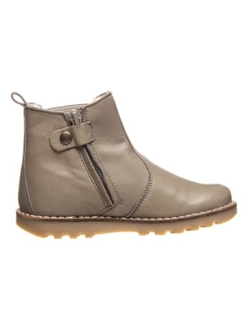 BO-BELL Leder-Chelsea-Boots in Grau