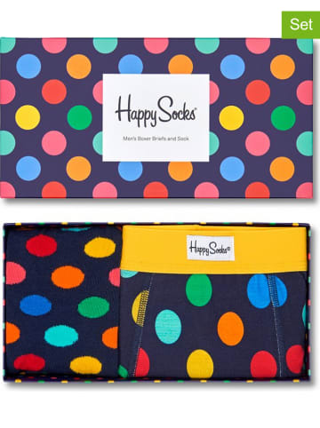 Happy Socks 2-delige geschenkset "Dots" meerkleurig