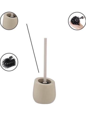 Wenko WC-Garnitur "Badi" in Beige - (H)38 cm