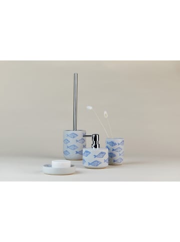 Wenko Zeepdispenser "Aquamarin" crème/lichtblauw - 475 ml