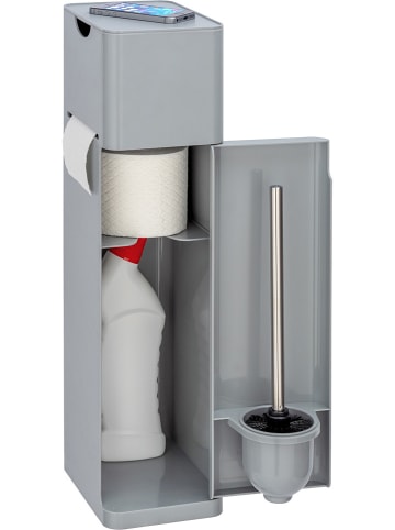 Wenko Toiletborstelgarnituur "Imon" grijs - (H)58,5 cm
