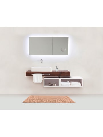 Wenko Dywanik łazienkowy "Mona" w kolorze pomarańczowym - 80 x 50 cm