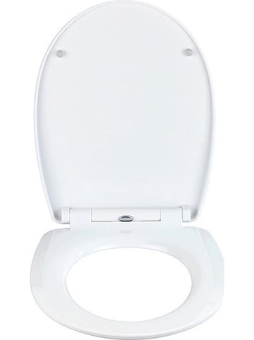 Wenko Easyclose-toiletbril "Terrazzo" lichtbruin/grijs