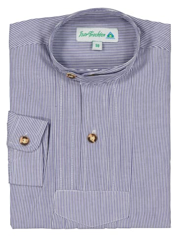 Isartrachten Traditioneel blouse blauw/wit