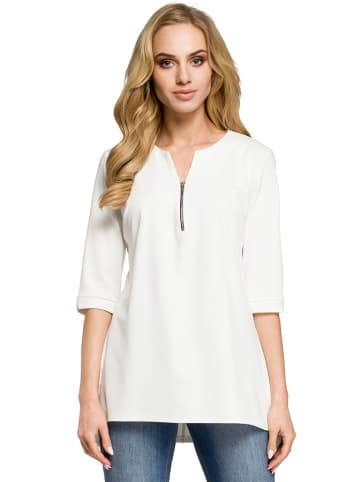 made of emotion Bluse in Weiß/ Creme