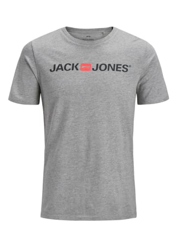 Jack & Jones Koszulka "JJECORP" w kolorze szarym