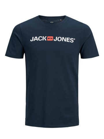 Jack & Jones Koszulka "Corp" w kolorze granatowym
