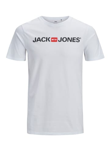 Jack & Jones Koszulka "JJECORP" w kolorze biaÅ‚ym