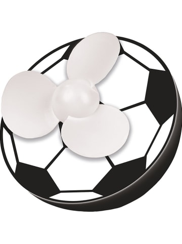 moses. Handventilator "Fußball" in Schwarz/ Weiß - Ø 9,5 cm