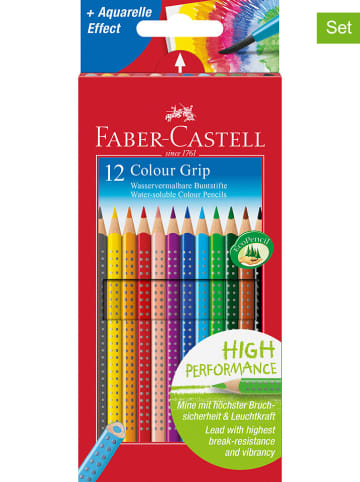 Faber-Castell 2-delige set: kleurpotloden "Colour Grip" - 2x 12 stuks