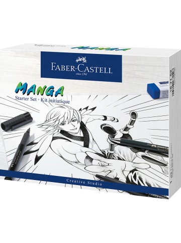 Faber-Castell Tusche-Starter-Set "Manga" - 9 Teile