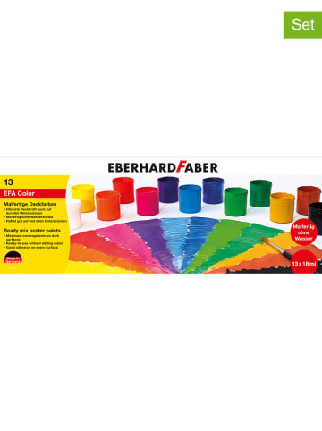 Eberhard Faber 2-delige set: verf - 2x 13 stuks (elk 18 ml)