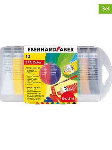 Eberhard Faber 2er-Set: Tempera-Tubenfarben 2x 10 Stück (2x 120 ml)
