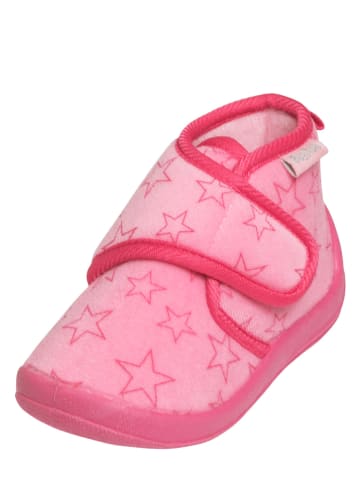 Playshoes Pantoffels lichtroze/roze