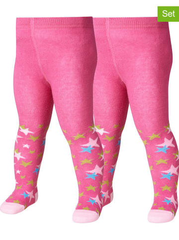 Playshoes 2er-Set: Strumpfhosen in Pink