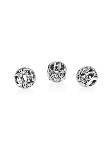 Pandora Srebrny charms z cyrkoniami